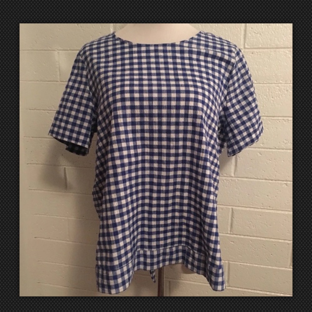 Pleione Women’s Tied Back Casual Top Large - Picture 2 of 8